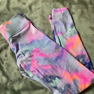 VS pink Tye dye legging